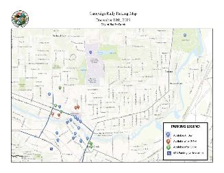 Campaign rally parking