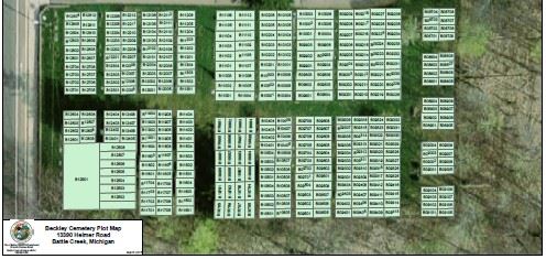 Beckley Cemetery GIS Map Image - opens in new window