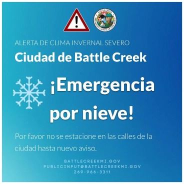 emergencia por nieve